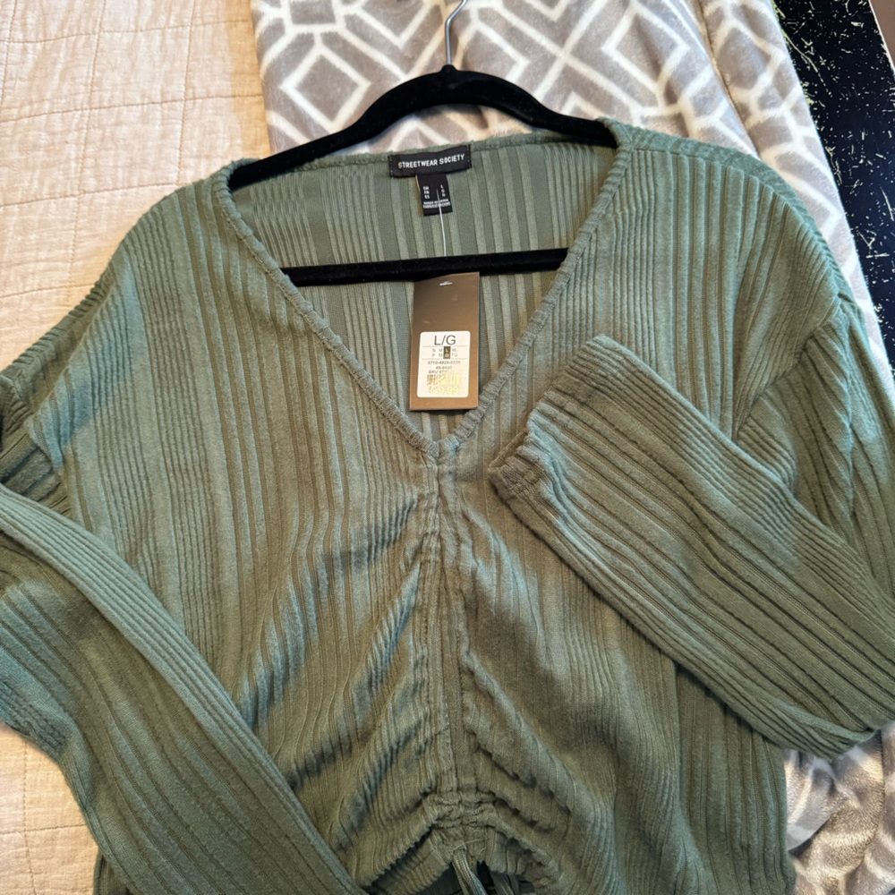 NWT Green Sweater